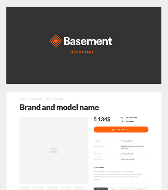 Basement - Ecommerce by Great SImple