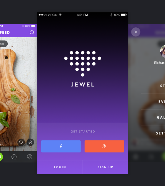 Jewel iOS UI Kit by Ionut Zamfir