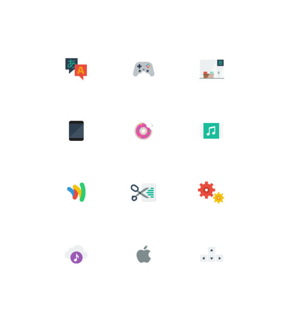 Flat Icons by Hello Many